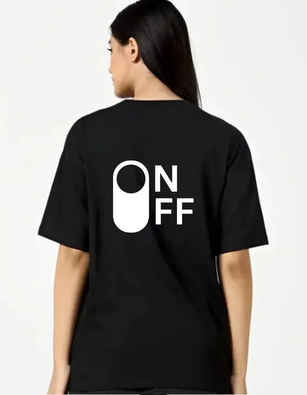 Black_Cotton_Blend_Trendy_On_Off_T-Shirt_Back_Print_For_Women