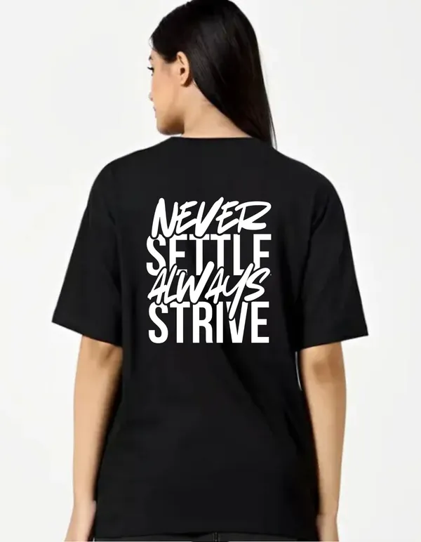 Black_Cotton_Blend_Trendy_Never_Settle_T-Shirt_Back_Print_For_Women