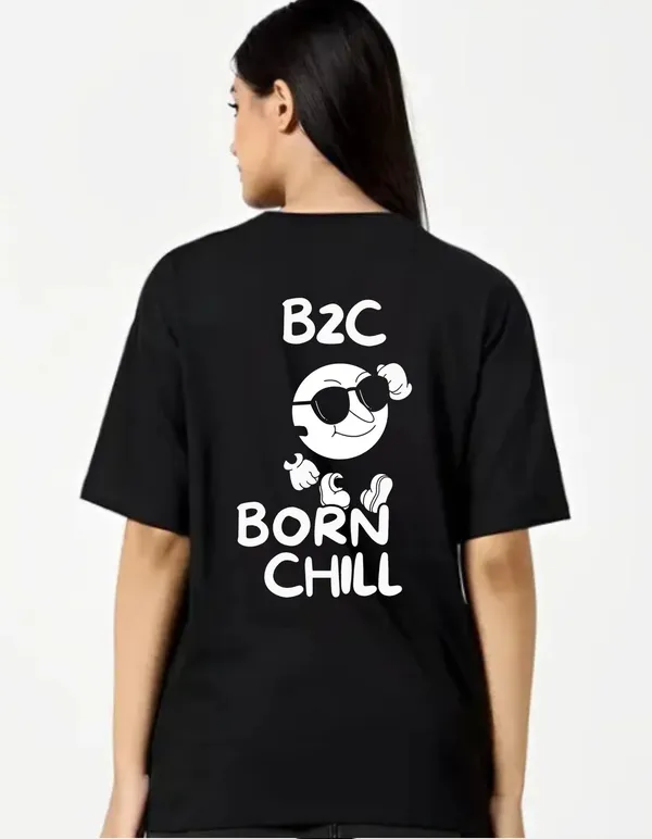 Black_Cotton_Blend_Trendy_B2C_T-Shirt_Back_Print_For_Women