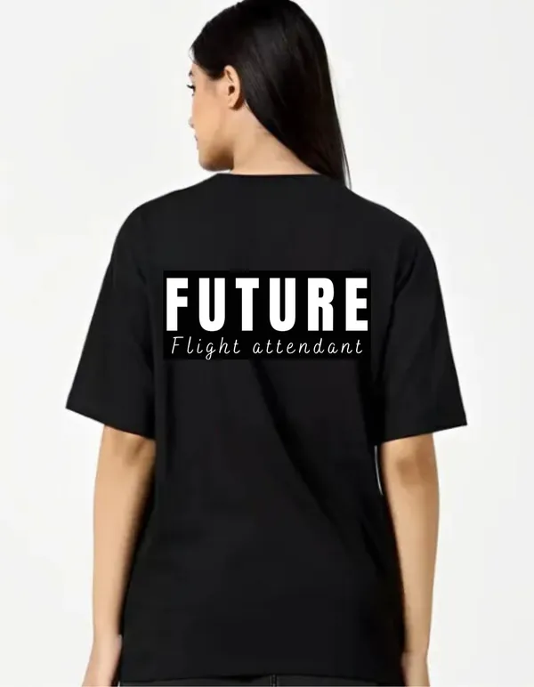 Black_Cotton_Blend_Trendy_Future_T-Shirt_Back_Print_For_Women