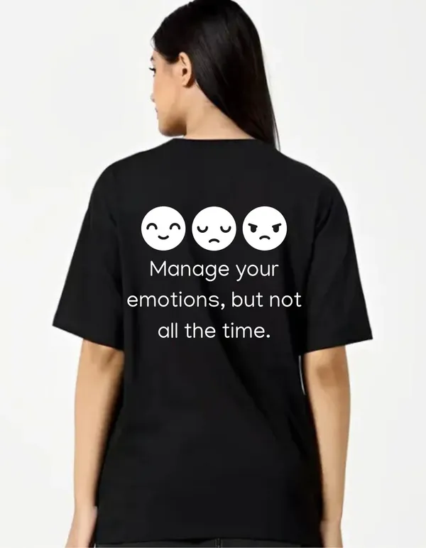 Black_Cotton_Blend_Trendy_Manage_Youur_T-Shirt_Back_Print_For_Women