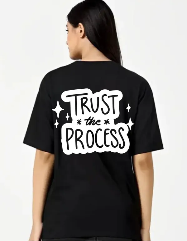 Black_Cotton_Blend_Trendy_Trust_The_Process_T-Shirt_Back_Print_For_Women