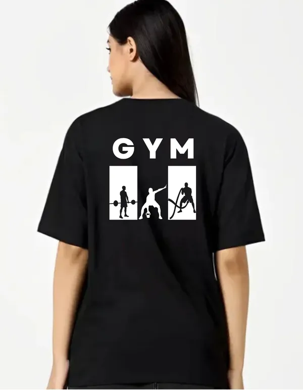 Black_Cotton_Blend_Trendy_Gym_T-Shirt_Back_Print_For_Women