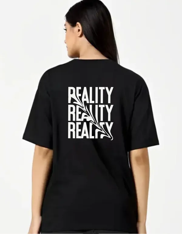 Black_Cotton_Blend_Trendy_Reality_T-Shirt_Back_Print_For_Women