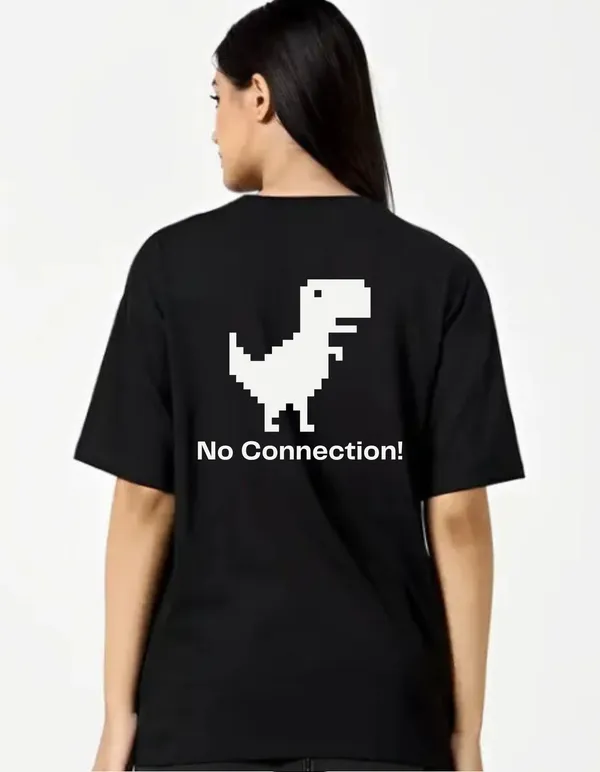 Black_Cotton_Blend_Trendy_No_Connection_T-Shirt_Back_Print_For_Women