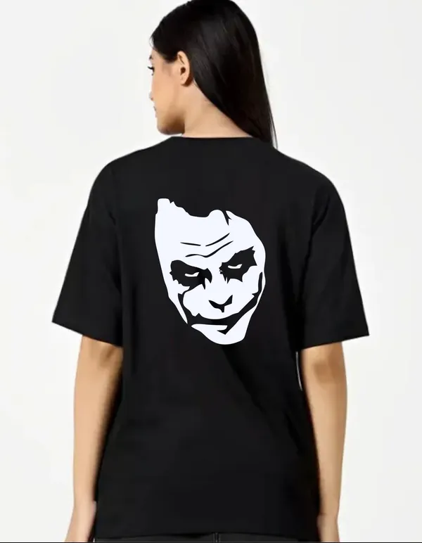 Black_Cotton_Blend_Trendy_Joker_T-Shirt_Back_Print_For_Women