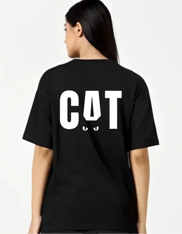 Black_Cotton_Blend_Trendy_Catt_T-Shirt_Back_Print_For_Women