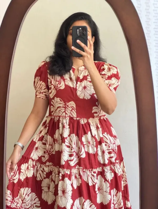 New_Rayon_Anarkali_Printed_Kurti_Middi_For_Women's