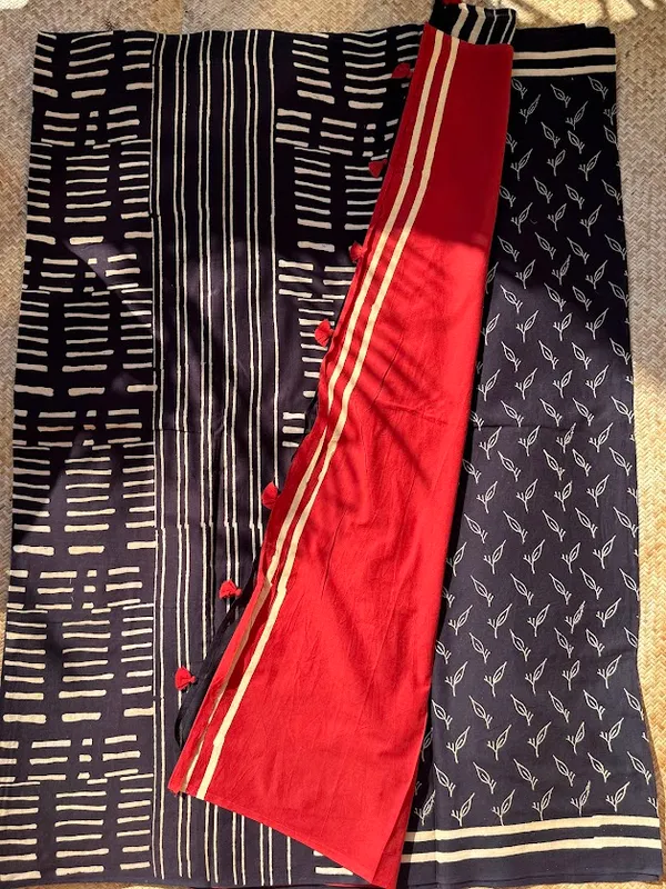 Shyama_Pallavi_Mulmul_Saree