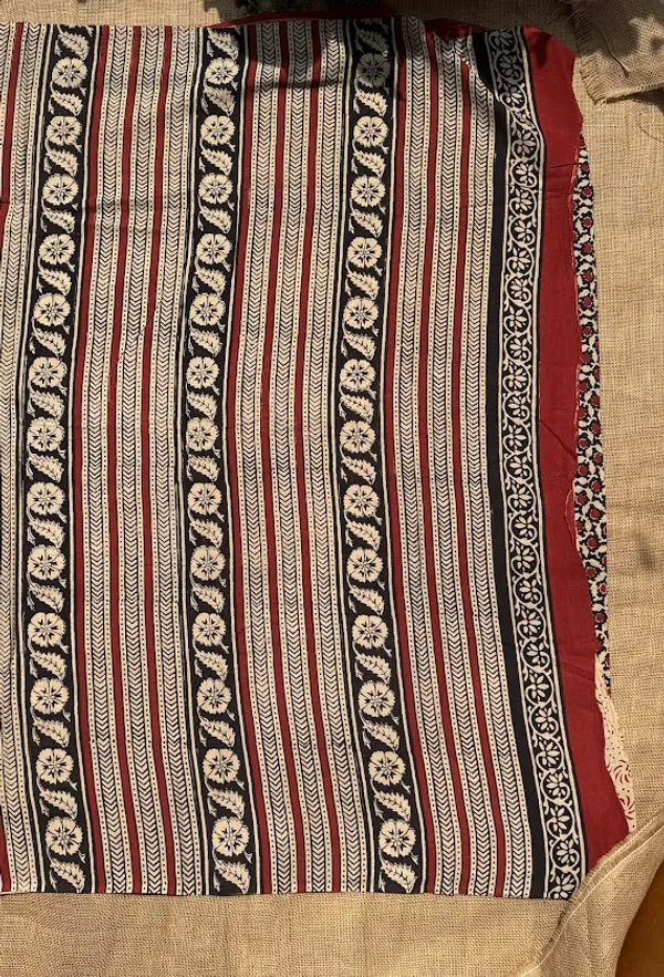 Bagru_Gulnaar_Floral_Mulmul_Saree_with_Blouse_Piece