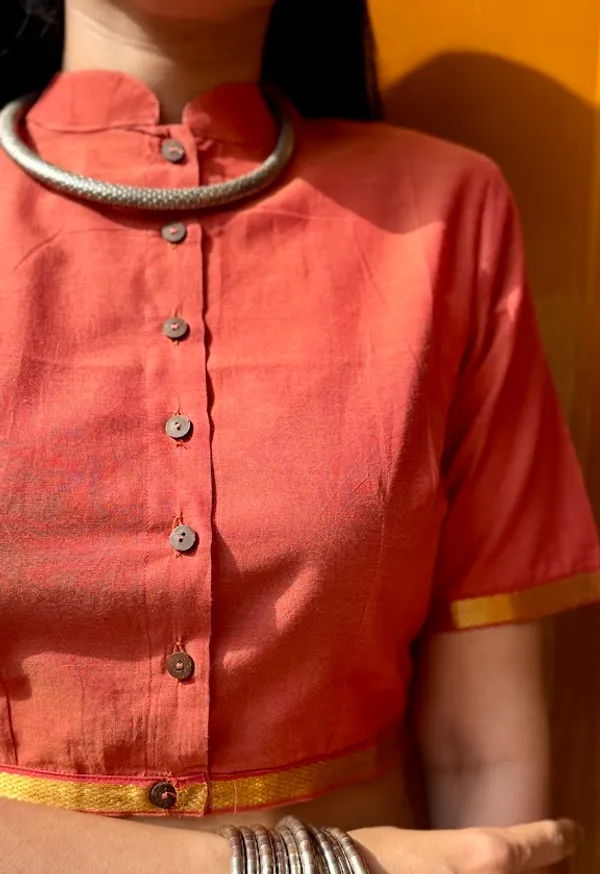 Coral_Grace_Mandarin_Collar_Blouse