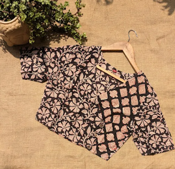 Black_Petunia_Angrakha_Handblock_Cotton_Blouse