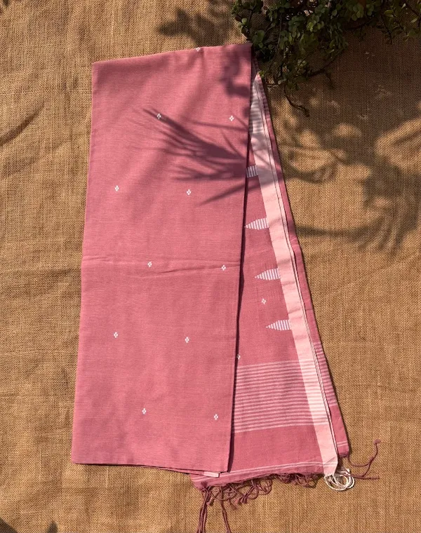 Dusty_Rose_Pink_Dhaniakhali_Pure_Cotton_Handloom_Saree_with_White_Butis_&_Temple_Border_(Handloom_Mark_Certified)