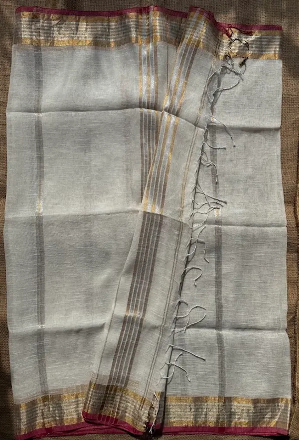 Gulnar_Ivory_Linen_Saree