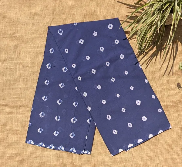 Indigo_Bandhej_Tie_&_Dye_Saree_with_Blouse_Piece