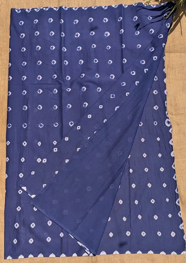 Indigo_Bandhej_Tie_&_Dye_Saree_with_Blouse_Piece