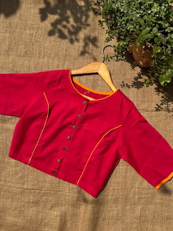 Raspberry_&_Marigold_–_Princess_Cut_Cotton_Blouse