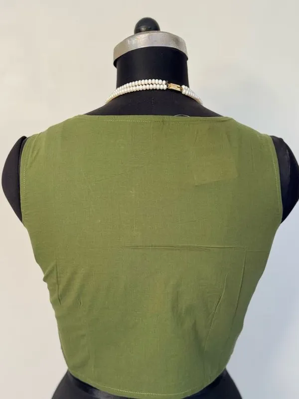 Olive_Green_Sleeveless_Cotton_Blouse