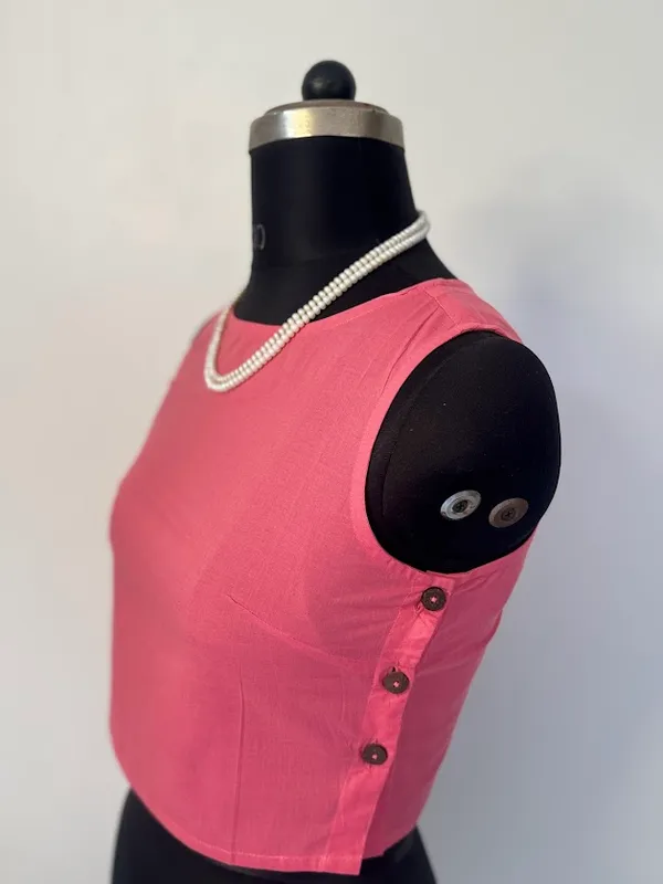 Muted_pink_Sleeveless_cotton__Blouse