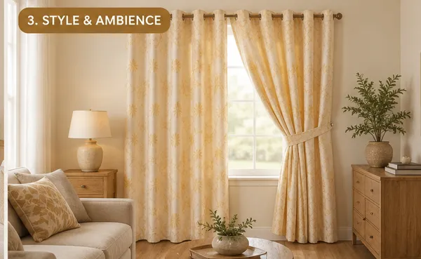 2_PCS_Golden_Foil_Print_Curtains_for_Door_&_Window_|_4_x_7_Ft_Each_|_Premium_Decorative_Curtain_Set_with_2_Free_Tiebacks_|_Eyelet/Grommet_Top_|_Living_Room,_Bedroom_&_Home_Décor