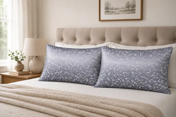 2_PCS_Heavy_Knitting_Pillow_Covers_(16x24_Inch)_|_Reversible_Design_|_Soft_&_Durable_Decorative_Bed_Pillow_Covers_with_Hidden_Zip_Closure_|_Grey_Abstract_Print