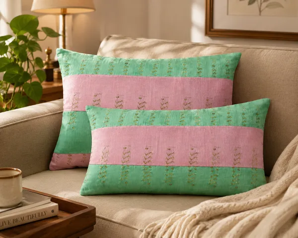 2_Pcs_Silk_Sequin_Pillow_Covers_with_Back_Lining_&_Hidden_Zip_Closure_|_12_x_18_Inch_Decorative_Rectangular_Cushion_Cover_Set_|_Soft_Luxury_Throw_Pillow_Covers_for_Sofa,_Bed_&_Living_Room