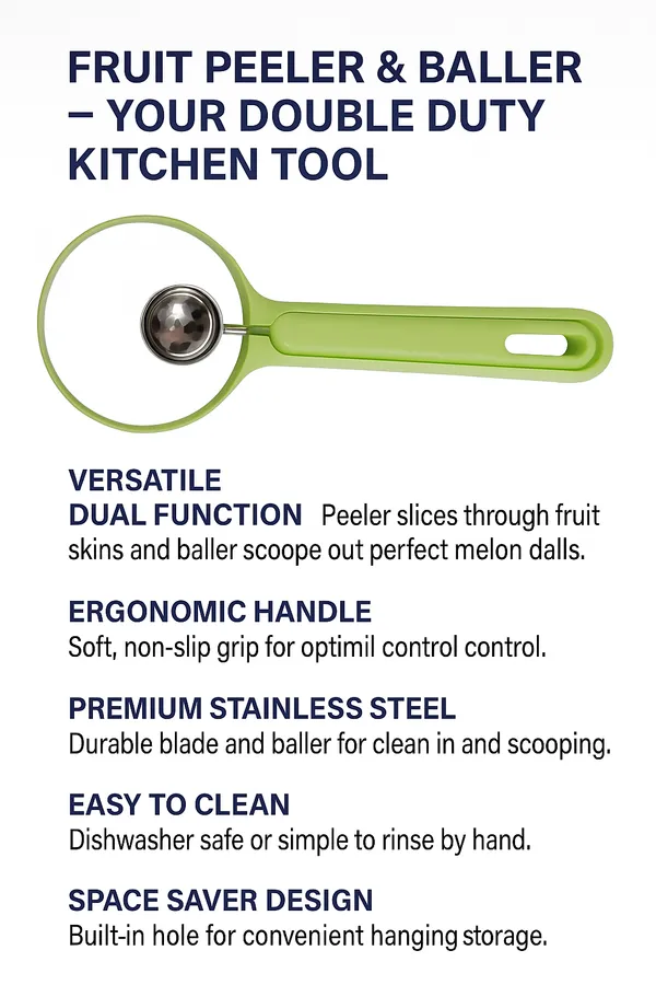 2-in-1_Fruit_Peeler_&_Melon_Baller_Tool_with_Stainless_Steel_Scooper_|_Durable_Ergonomic_Handle_|_Ideal_for_Watermelon,_Melon,_Papaya,_Mango_&_Kiwi_|_Perfect_for_Salads,_Fruit_Bowls_&_Dessert_Prep_(Pack_of_1)