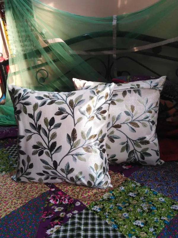 3_Pcs_Heavy_Knitting_Green_Leaf_Print_Cushion_Cover_|_Decorative_Sofa_Cushion_Covers_with_Hidden_Zip_Closure_|_Soft_&_Durable_Cushion_Cover_Set_for_Living_Room,_Bedroom_&_Office_(Cushion_Covers_Only)