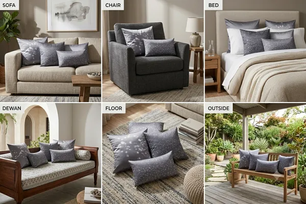3_Pcs_Heavy_Knitting_Grey_&_White_Marble_Print_Cushion_Covers_|_Hidden_Zipper_|_Decorative_Throw_Pillow_Covers_for_Sofa,_Bed_&_Living_Room