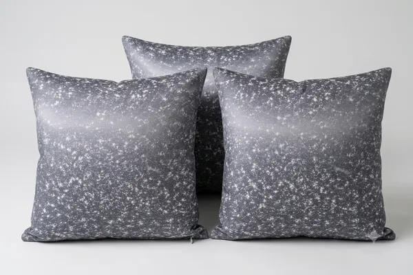3_Pcs_Heavy_Knitting_Grey_&_White_Marble_Print_Cushion_Covers_|_Hidden_Zipper_|_Decorative_Throw_Pillow_Covers_for_Sofa,_Bed_&_Living_Room