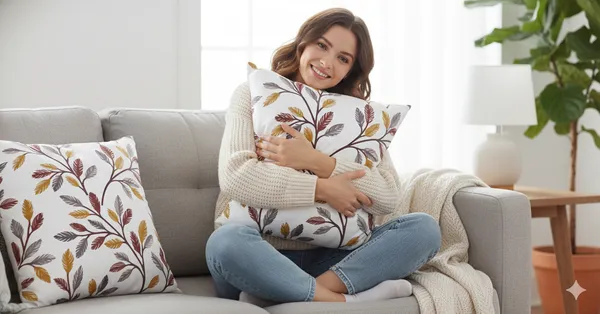 Brown_Stylish_Cushion_Covers_Heavy_Knitting_Floral_Print_Pillow_Covers_With_Hidden_Zip_For_Sofa,_Bed_&_Living_Room_Decor_Latest_Trending_Throw_Pillow