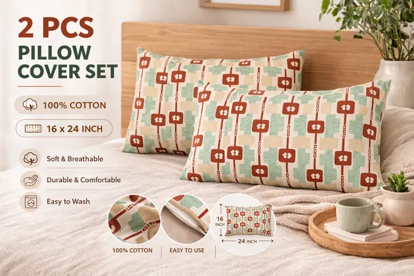 Pack_of_2_Cotton_Pillow_Cover_Set_16x24_Inch_|_Premium_Printed_Cotton_Pillow_Covers_|_Geometric_Floral_Design_in_Pastel_Green,_Beige_&_Rust_|_Soft_&_Breathable_Pillow_Covers_for_Bed,_Sofa_&_Diwan