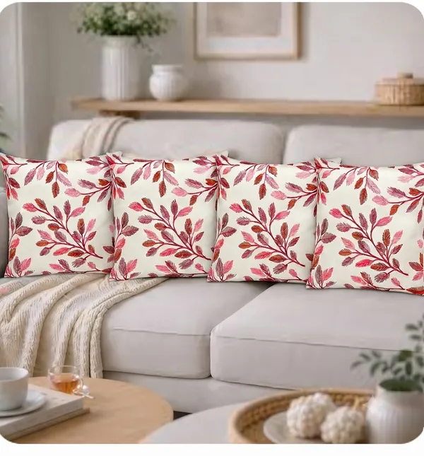 Wine_Reversible_Cushion_Covers_Heavy_Knitting_Wine_Leaf_Print_Throw_Pillow_Covers_With_Hidden_Zip_|_Latest_Trending_Sofa_Cushion_Cover_For_Living_Room,_Bed_&_Home_Decor
