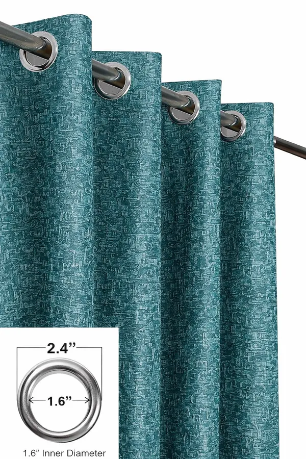 Blackout_Door_Curtain_7_Feet_Long_|_100%_Room_Darkening_Embossed_Texture_Curtain_|_Premium_Green_|_84_x_54_Inch_|_Eyelet_Curtain_for_Living_Room_&_Bedroom_(Set_of_1)