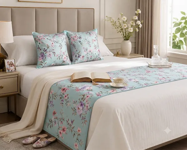 Digital_Print_Bed_Runner_with_2_Cushion_Covers_Set_|_18_x_96_Inch_Bed_Runner_with_2_Pcs_16_x_16_Inch_Decorative_Cushion_Covers_|_Floral_Printed_Bedroom_Décor_&_Gifting_Set