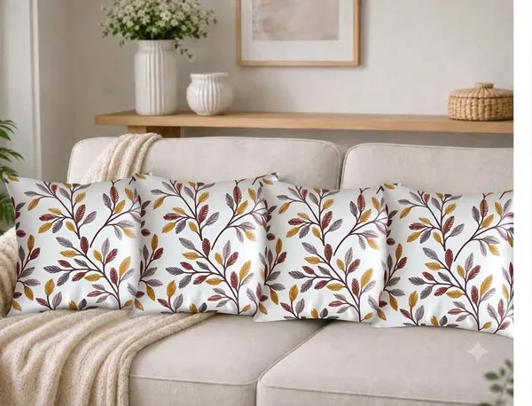 Brown_Heavy_Knitting_Leaf_Print_Reversible_Cushion_Covers,_Hidden_Zip_Closure,_Designer_Sofa_Decor_Pillow_Covers