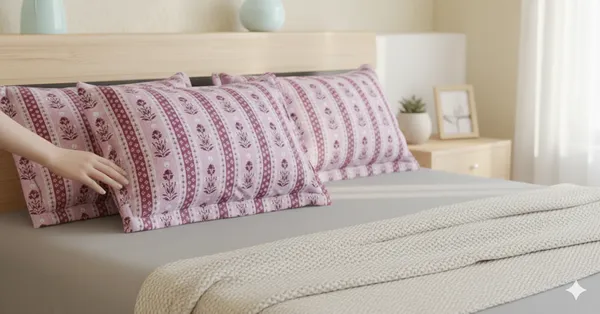 Pack_of_2_Cotton_Pillow_Cover_|_16_x_24_Inch_|_Ethnic_Floral_Stripe_Print_in_Dusty_Rose_&_Maroon_|_Soft_Printed_Pillow_Covers_for_Bed,_Sofa_&_Diwan
