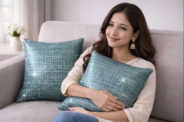 Pack_of_2_Heavy_Knitted_Cushion_Cove_(18x18_Inch)_|_Teal_Blue_Textured_Weave_|_Reversible_Design_with_Hidden_Zipper_|_Premium_Sofa_&_Bed_Throw_Pillow_Covers