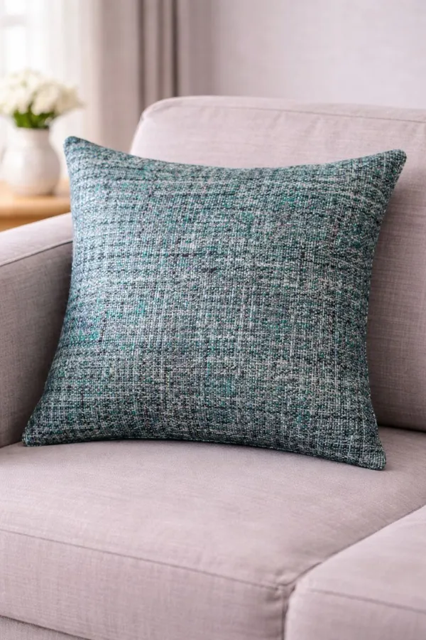 Pack_of_2_Heavy_Knitted_Cushion_Cover_(20x20_Inch)_|_Teal_Blue_Textured_Weave_|_Reversible_Design_with_Hidden_Zipper_|_Premium_Sofa_&_Bed_Pillow_Covers