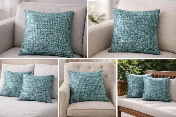 Pack_of_2_Heavy_Knitted_Cushion_Cover_(24x24_Inch)_|_Teal_Blue_Textured_Weave_|_Reversible_Design_with_Hidden_Zipper_|_Premium_Sofa_&_Bed_Pillow_Covers