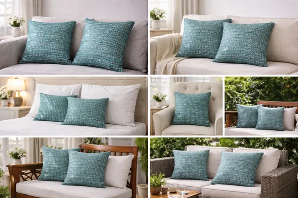 Pack_of_2_Heavy_Knitted_Cushion_Cover_(24x24_Inch)_|_Teal_Blue_Textured_Weave_|_Reversible_Design_with_Hidden_Zipper_|_Premium_Sofa_&_Bed_Pillow_Covers