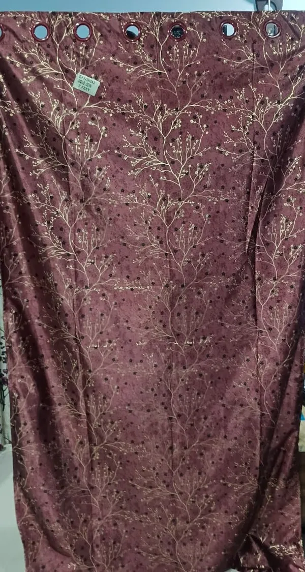 Foil_Print_Room_Darkening_Curtains_|_Wine_Maroon_with_Gold_Floral_Design_|_4_x_7_Ft_(48_x_84_Inches)_|_Set_of_2_Panels
