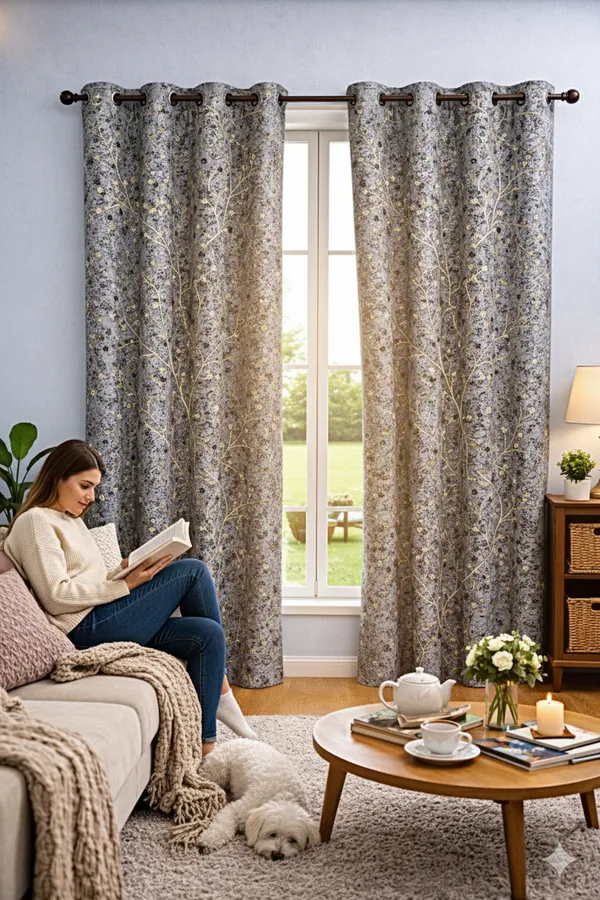 Foil_Print_Room_Darkening_Curtains_(Grey_&_Gold_Floral)_|_4_x_7_ft_|_2_Panels_Set_|_Premium_Eyelet_Curtains_for_Living_Room_&_Bedroom