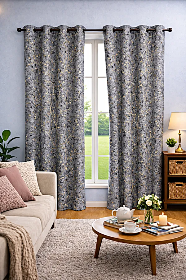 Foil_Print_Room_Darkening_Curtains_(Grey_&_Gold_Floral)_|_4_x_7_ft_|_2_Panels_Set_|_Premium_Eyelet_Curtains_for_Living_Room_&_Bedroom