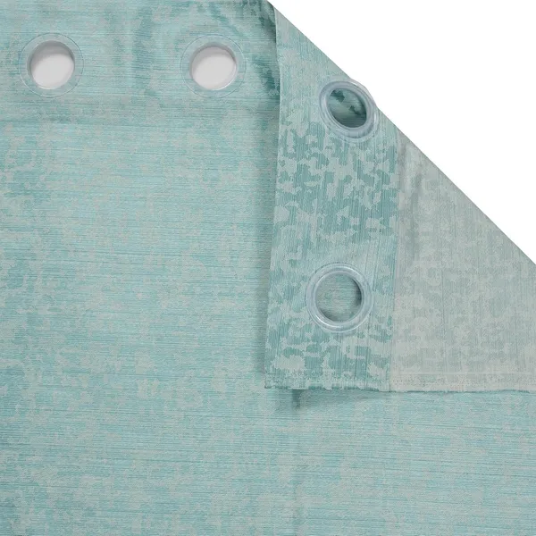 Heavy_Knitting_Digital__Print_Door_Curtain_Set_(2_Pieces)_|_Aqua_Blue_Textured_Design_|_4_x_7_Feet