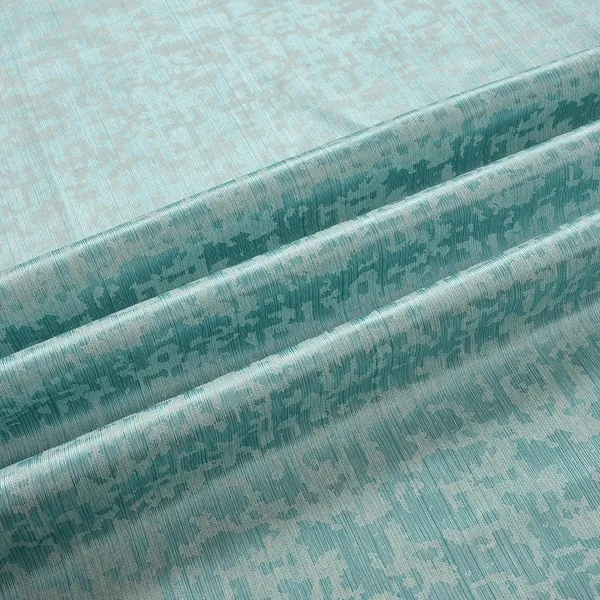 Heavy_Knitting_Digital__Print_Door_Curtain_Set_(2_Pieces)_|_Aqua_Blue_Textured_Design_|_4_x_7_Feet