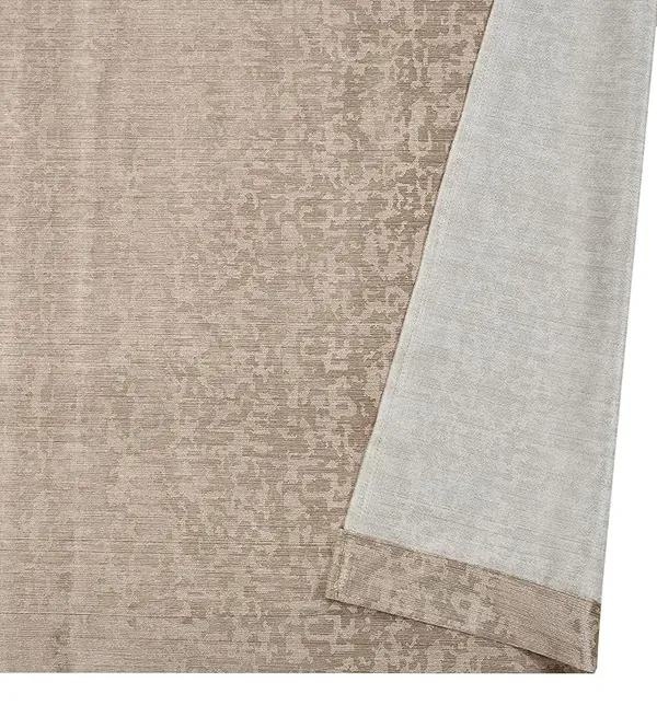 Heavy_Knitting_Print_Door_Curtain_Set_(2_Pieces)_|_Beige_Textured_Design_|_4_x_7_Feet