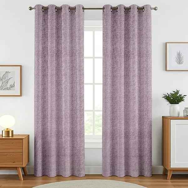 Heavy_Knitting_Digital_Print_Door_Curtain_Set_(2_Pieces)_|_Blush_Pink_Textured_Design_|_4_x_7_Feet