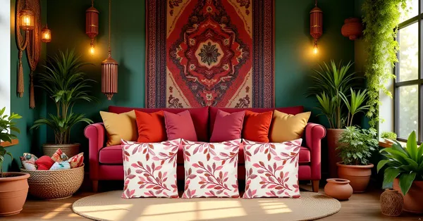 Wine_Reversible_Cushion_Covers_Heavy_Knitting_Wine_Leaf_Print_Throw_Pillow_Covers_With_Hidden_Zip_|_Latest_Trending_Sofa_Cushion_Cover_For_Living_Room,_Bed_&_Home_Decor_(Pack_Of_4)