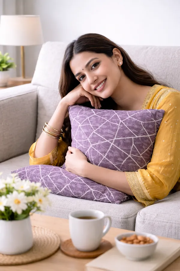 Luxury_Purple_Geometric_Cushion_Covers_24x24_Inch_(Set_of_3)_|_Reversible_Heavy_Knitted_Print_Fabric_|_Hidden_Zip_Closure_|_Decorative_Throw_Pillow_Covers